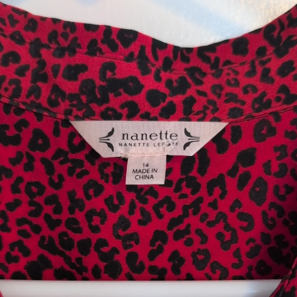 Nannette Red and Black Midi Dress - Picture 2 of 4